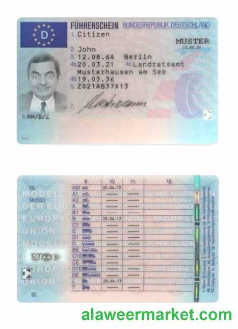 Germany driving license 2021-present